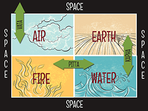 5 elements to dosha